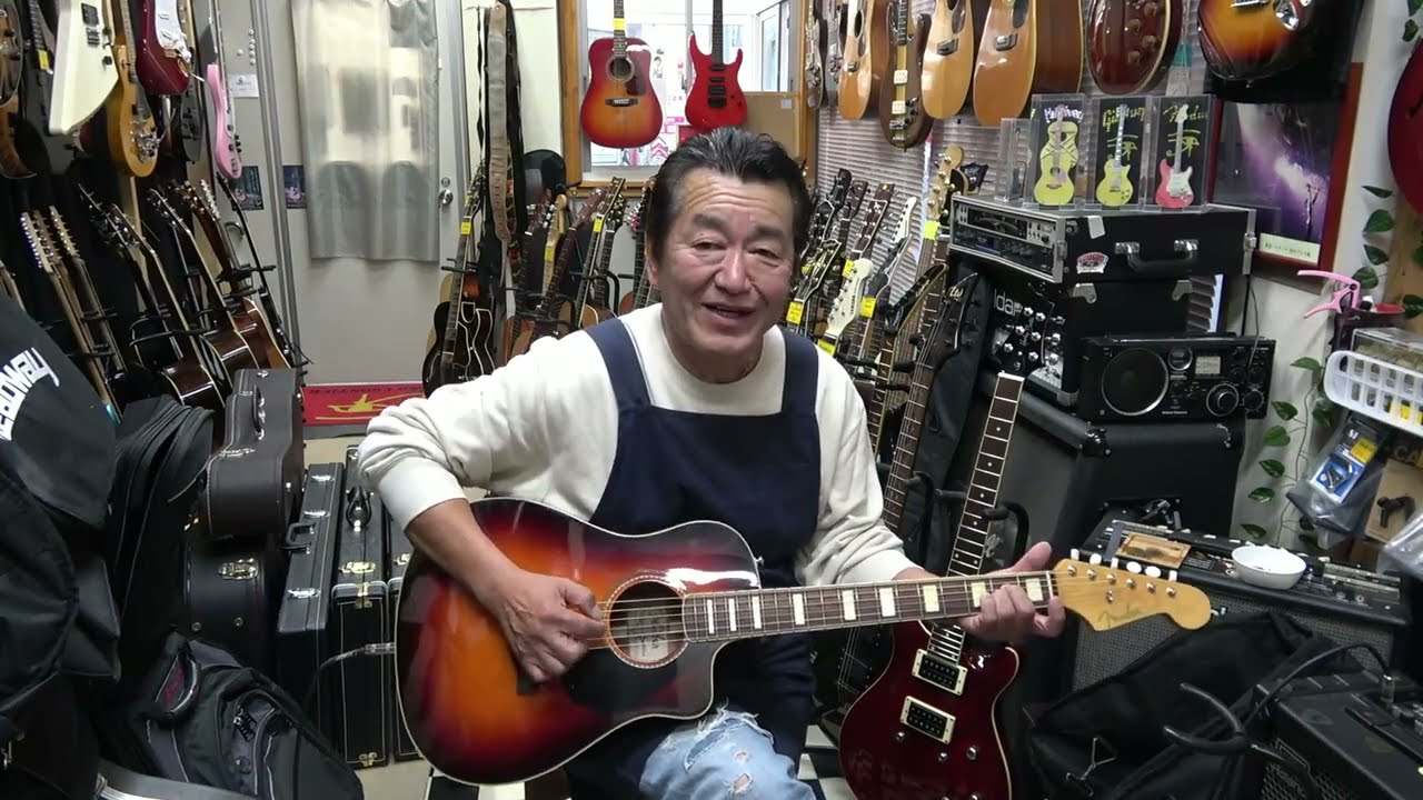 Fender Malibu SCE 2008年製 - YouTube