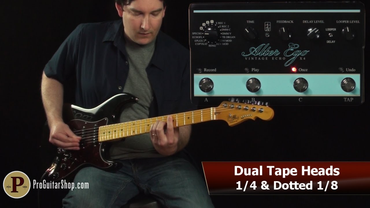 TC Electronic Alter Ego X4 - Space Echo Preset - YouTube