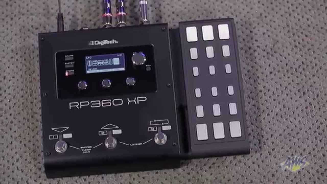 Digitech RP360 XP Multi-Effect Processor - DigiTech RP360XP - YouTube