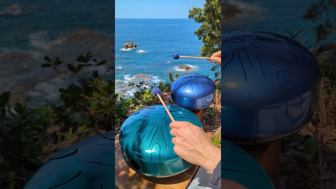 久石譲 - Summerをさざなみドラム（小型+伴奏用+共鳴箱, 440hz）で演奏