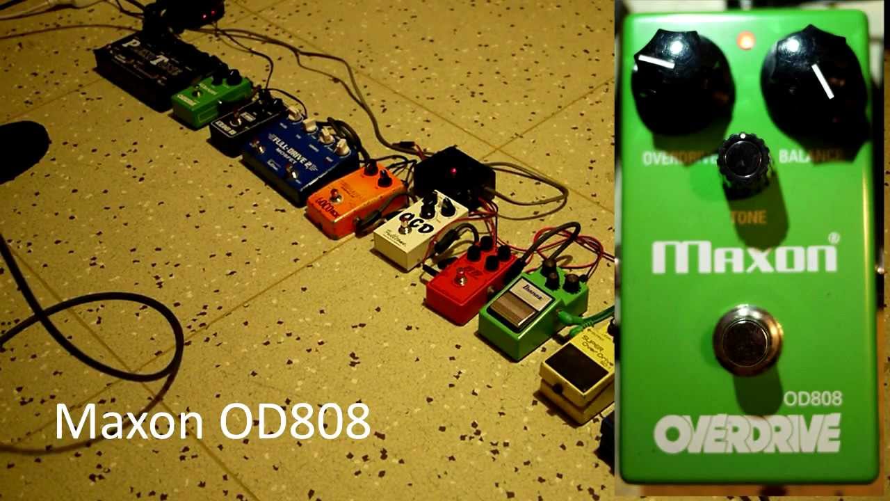 Maxon OD808 Overdrive Reissue」 エフェクターレビュー！ | 魔法の箱