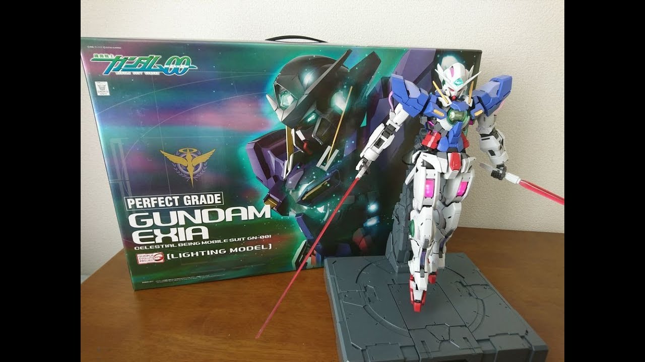 Ultimate Exia) PG 1/60 Gundam Exia (LIGHTING MODEL) Review - YouTube