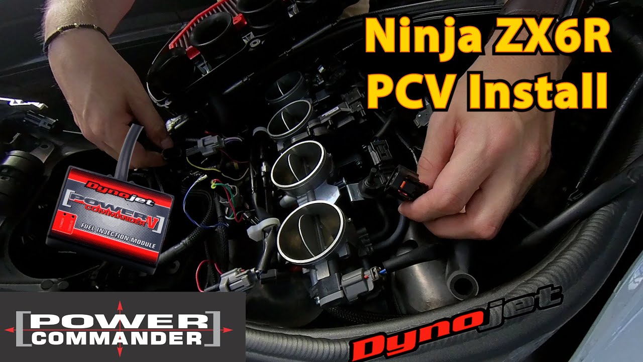2021 NINJA ZX-6R | POWER COMMANDER V INSTALLATION - YouTube
