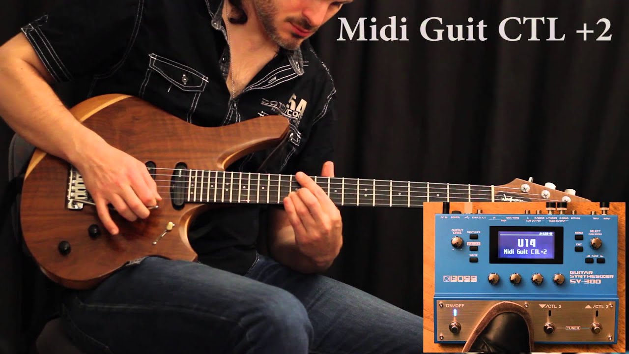 BOSS SY-300 - 専用ピックアップを必要とせず、ギターケーブルを繋ぐ