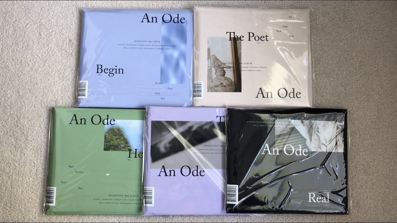 ♡Unboxing Seventeen 세븐틴 3rd Studio Album An Ode (Begin, The