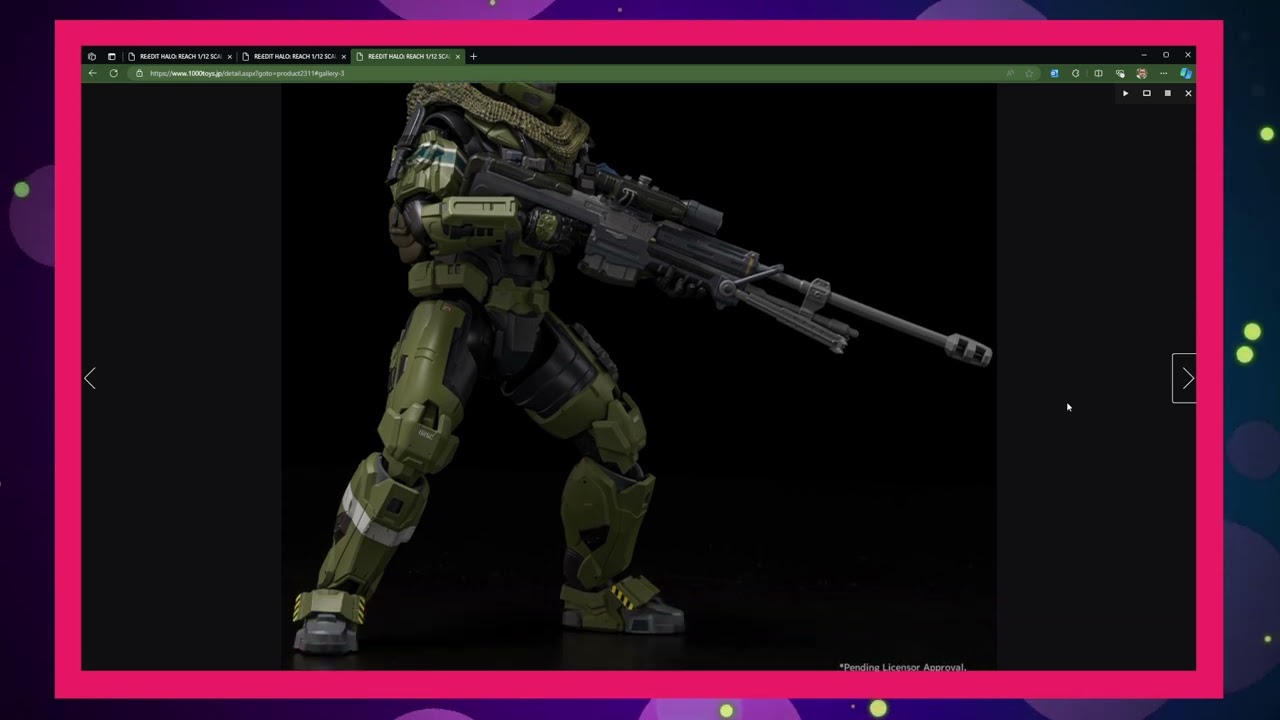 First look at the HALO 1/12 RE:EDIT HALO: REACH 1/12 SCALE JUN