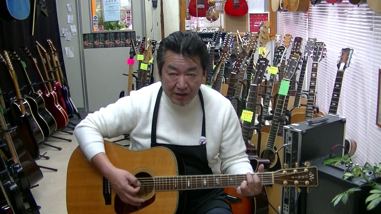 MORRIS TF-50 ハカランダ ギターフロンティア - YouTube