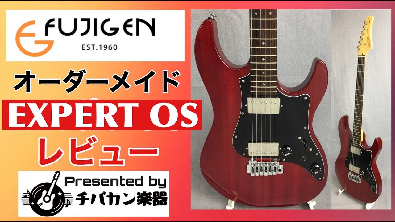 FUJIGENのオーダーメイドギター EXPERT OSレビュー🎸どんなギターを