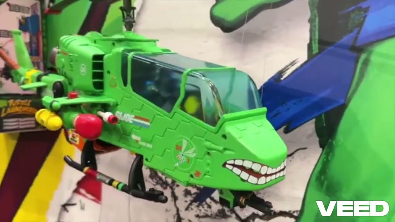 TMNT x GI JOE Turtle Copter by Playmates - YouTube