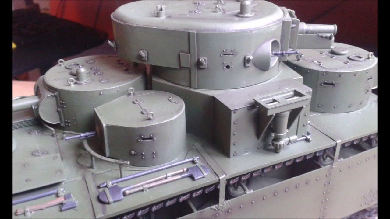 Hobby Boss 1/35 83841: T-35A Tank Full Build - YouTube