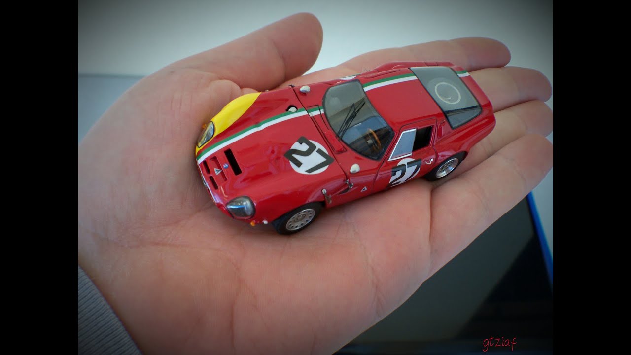 Alfa Romeo TZ2 1967 Monza - MFH 1/43 - YouTube