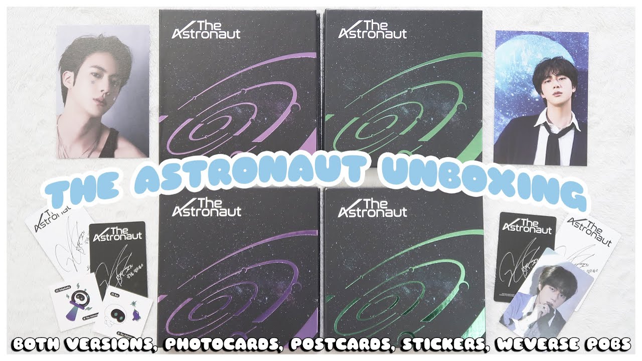 ✨ unboxing bts jin solo album the astronaut - both versions