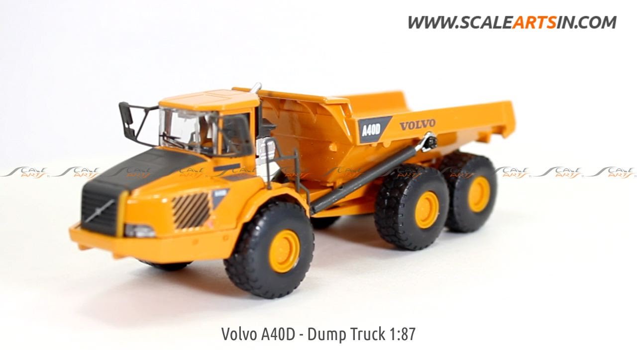 Volvo A40d Dump Truck 1:87 diecast scale model www.scaleartsin.com