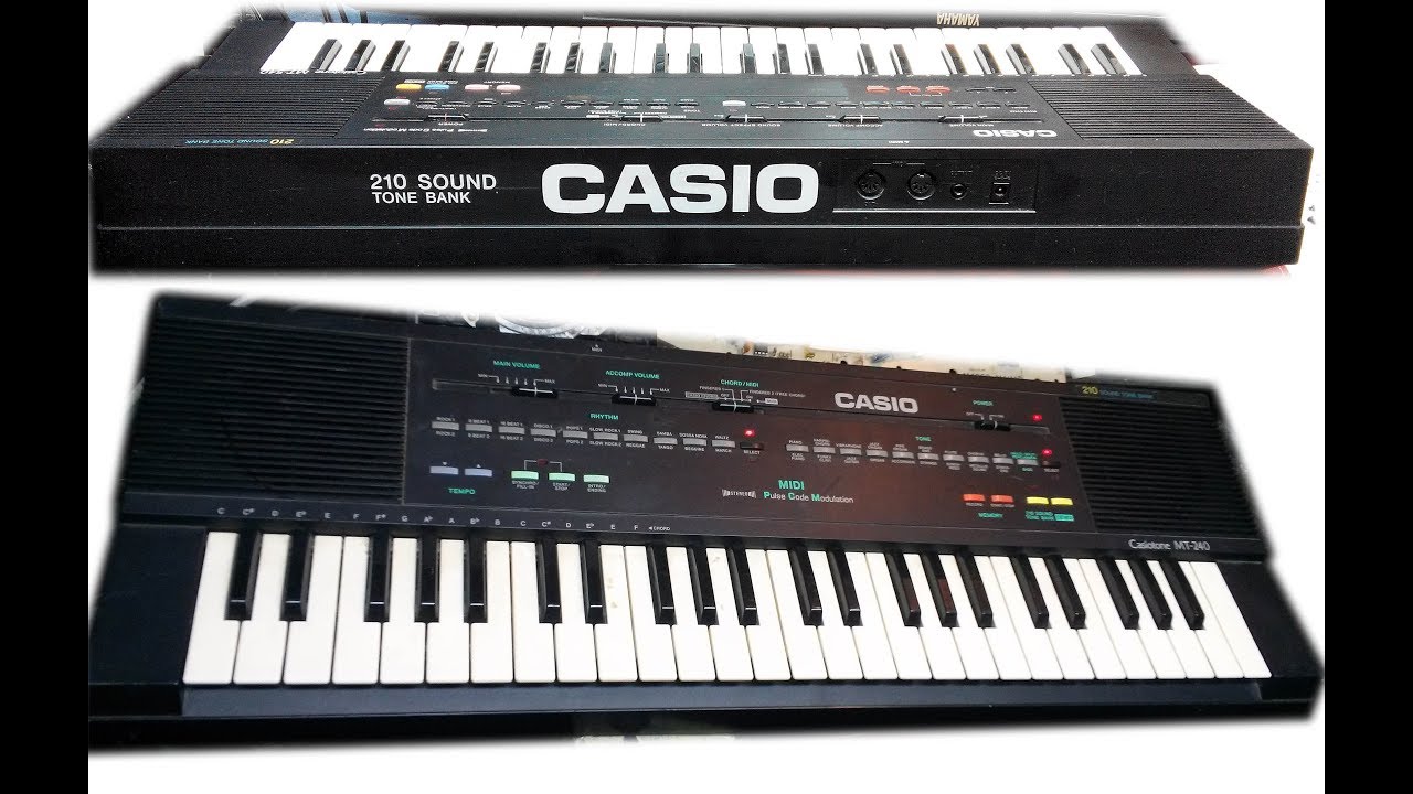 CASIO Casiotone MT-240 - YouTube