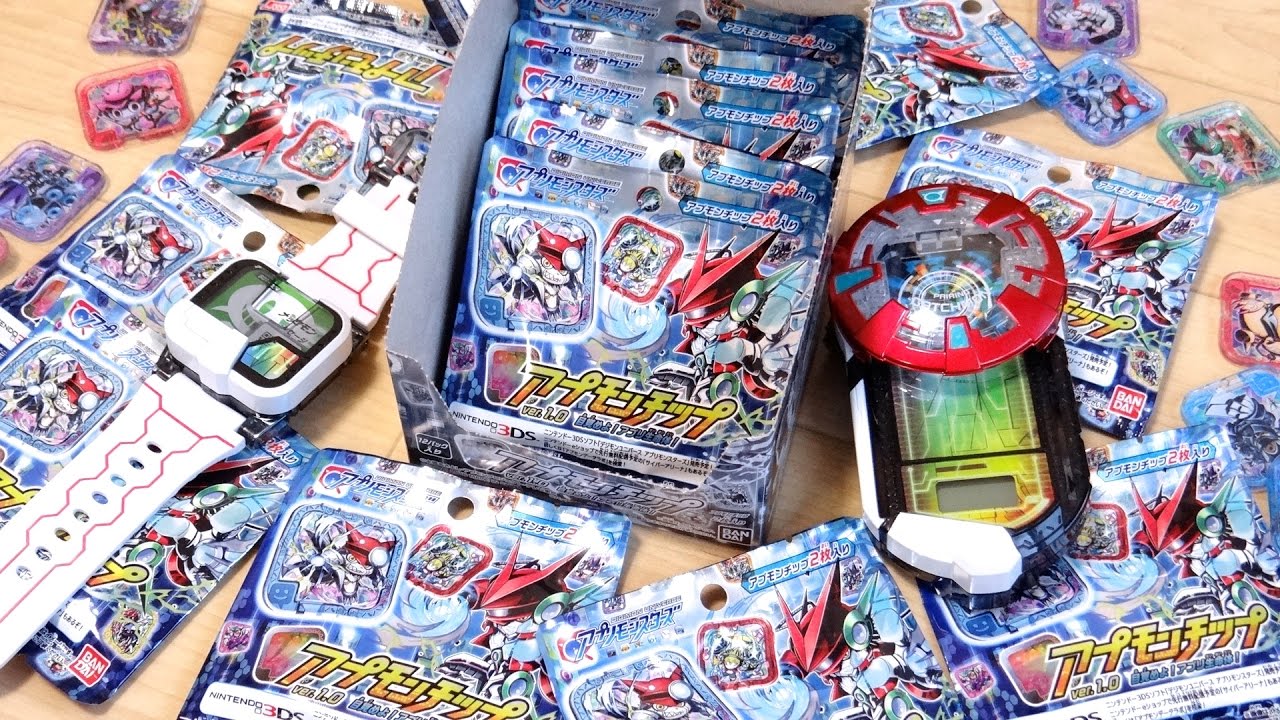 Unboxing 3000 yen worth of Appmon Chips! Appli Monsters Ver.1.0
