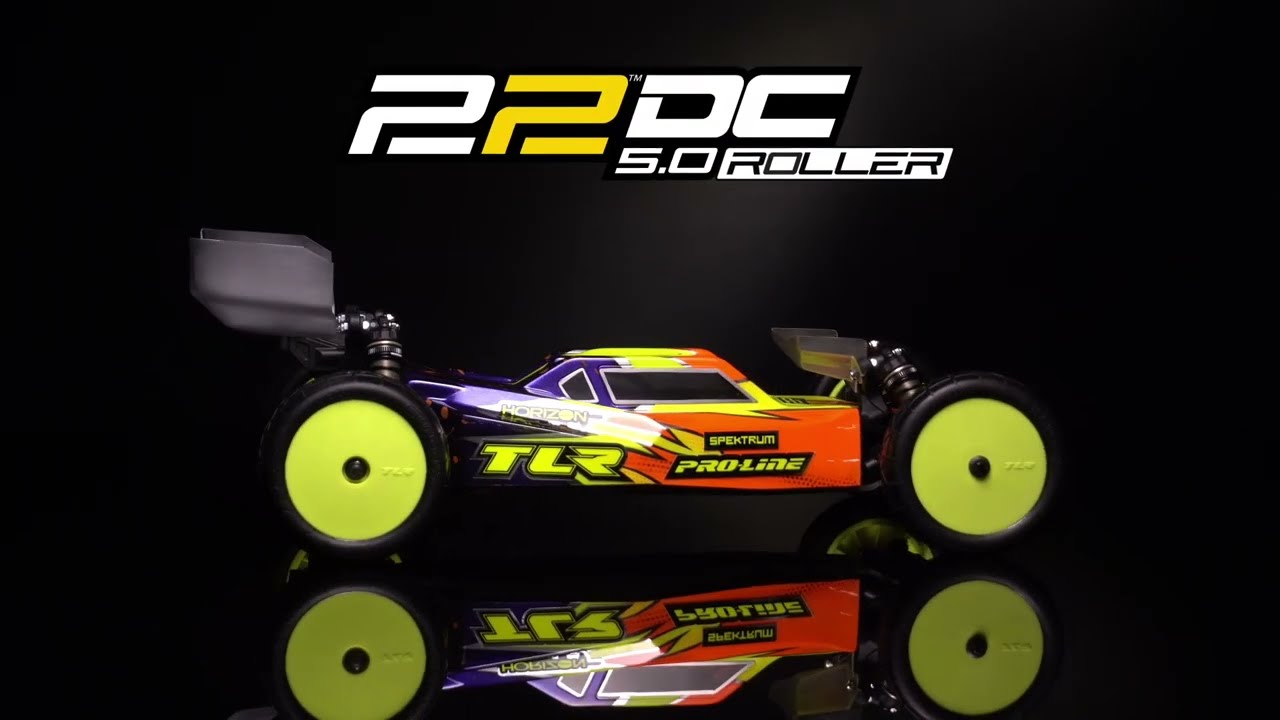 1/10 22 5.0 DC Race Roller 2WD Buggy, Dirt/Clay | Team Losi Racing