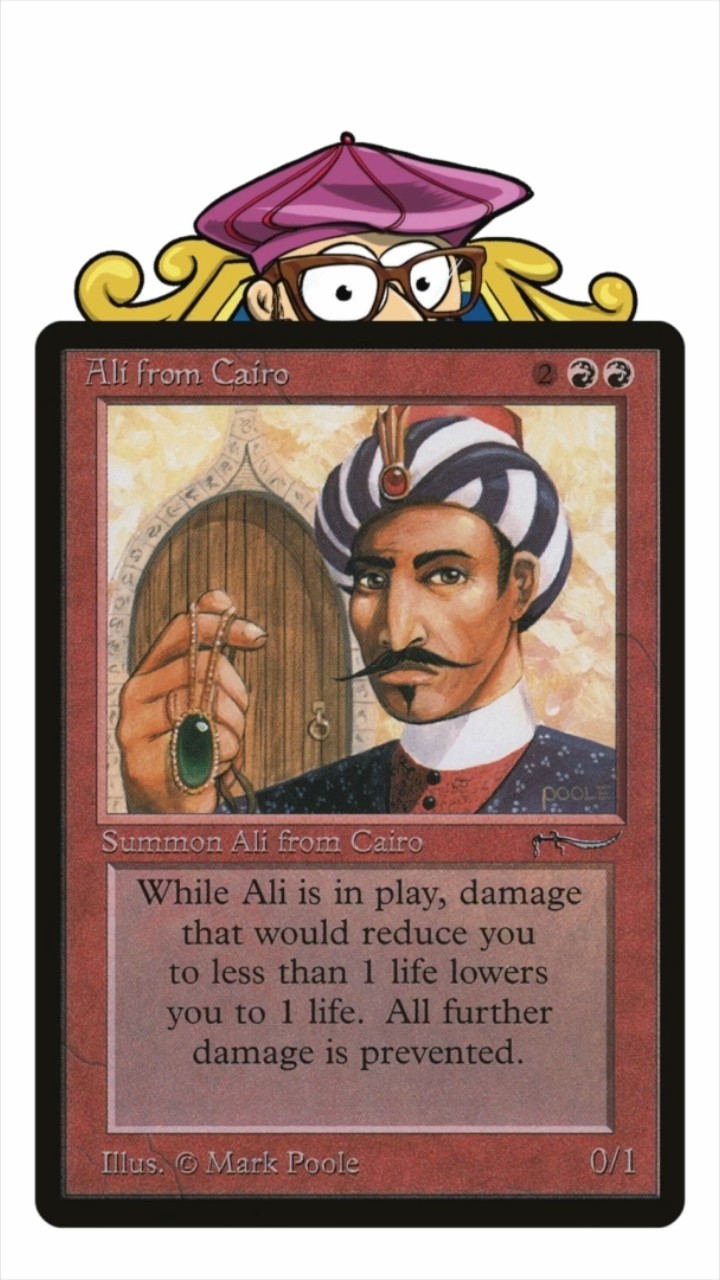 Ali from Cairo & Jade Monolith | Old School Magic the Gathering
