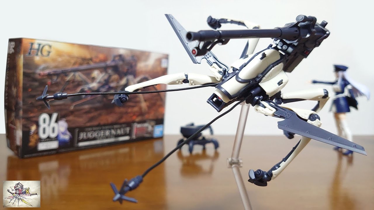86のジャガーノートがHGで登場！高周波ブレードやワイヤーアンカーを