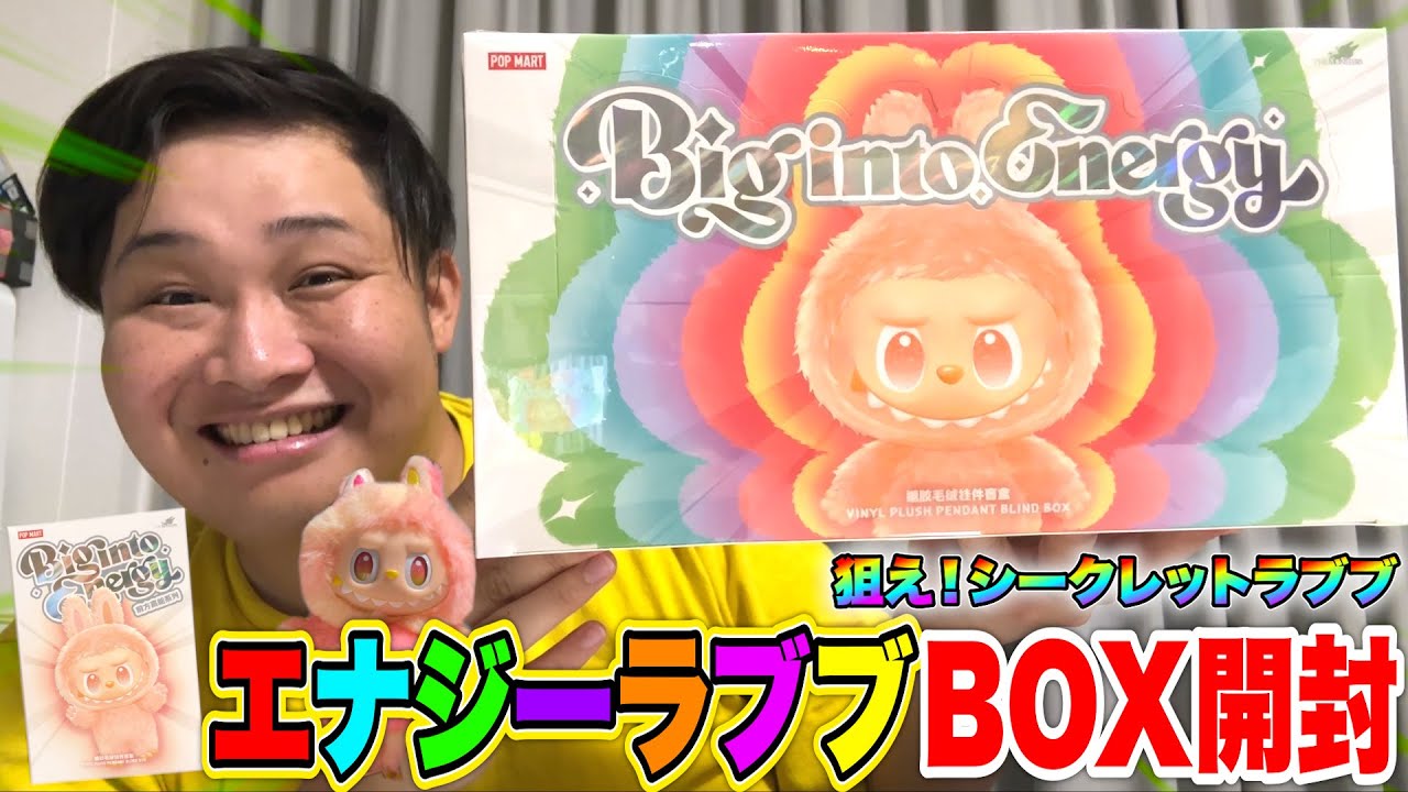 大流行】入手困難な「ラブブ」エナジーシリーズをBOX開封したら全種類