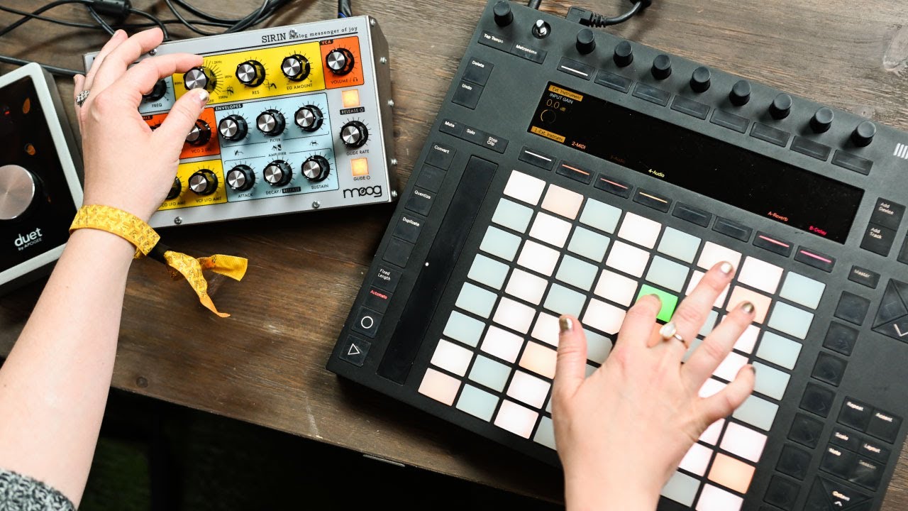 Ableton Push + Moog Sirin | Fusing Analog and Digital with Erin