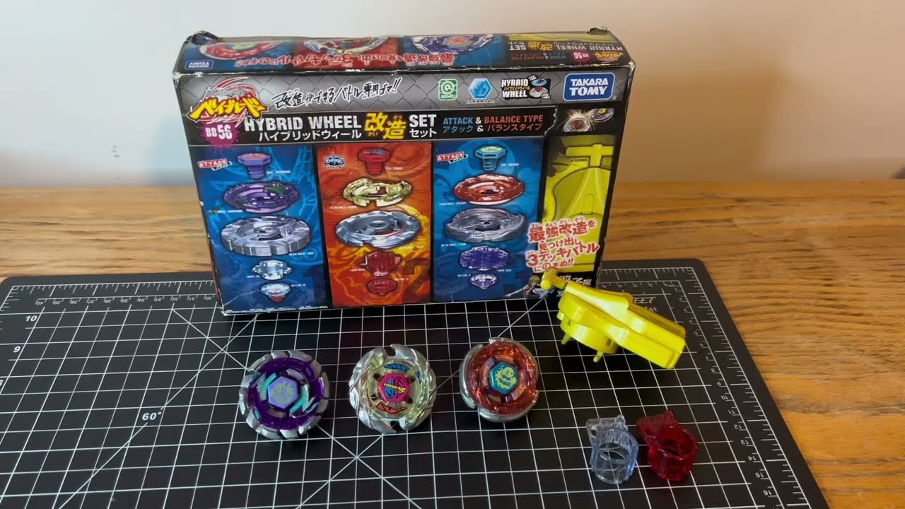 Beyblade Metal Fight! BB-32 Hybrid Wheel Battle Set Unboxing - YouTube