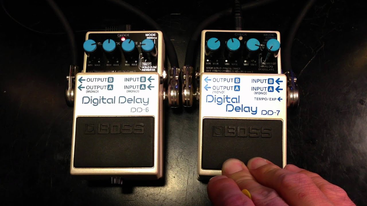 Boss DD-6 vs DD-7 - YouTube