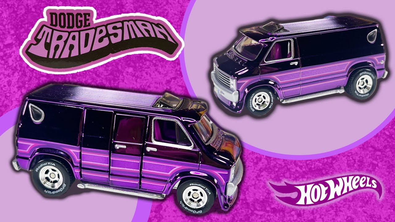 Hot Wheels RLC '70s Dodge Tradesman Van with opening doors