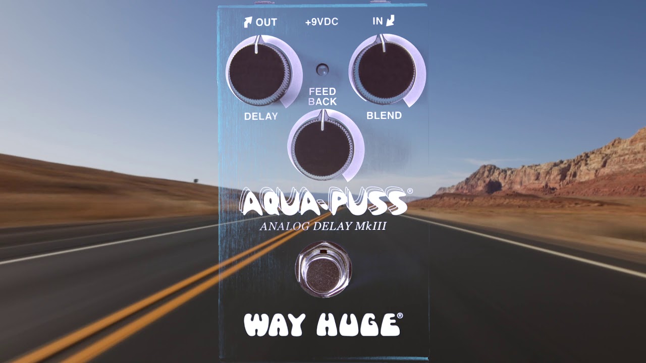 WAY HUGE® SMALLS™ AQUA-PUSS™ ANALOG DELAY | WM71 | モリダイラ楽器