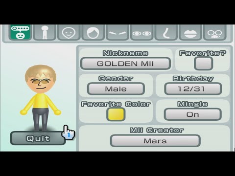 THE GOLDEN MII {5K SUBS SPECIAL} - Mii 2602 - YouTube