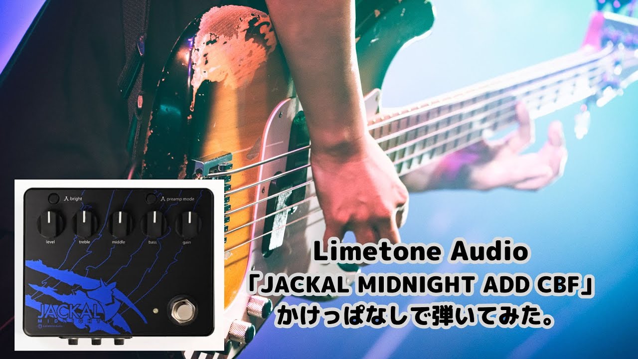 Limetone Audio「JACKAL MIDNIGHT ADD CBF」かけっぱなしで弾いてみた