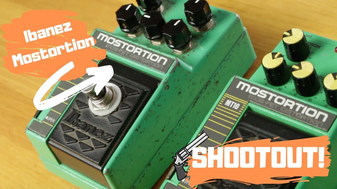 Ibanez Mostortion Shootout! - 3 Original Mostortion Pedals Go Head