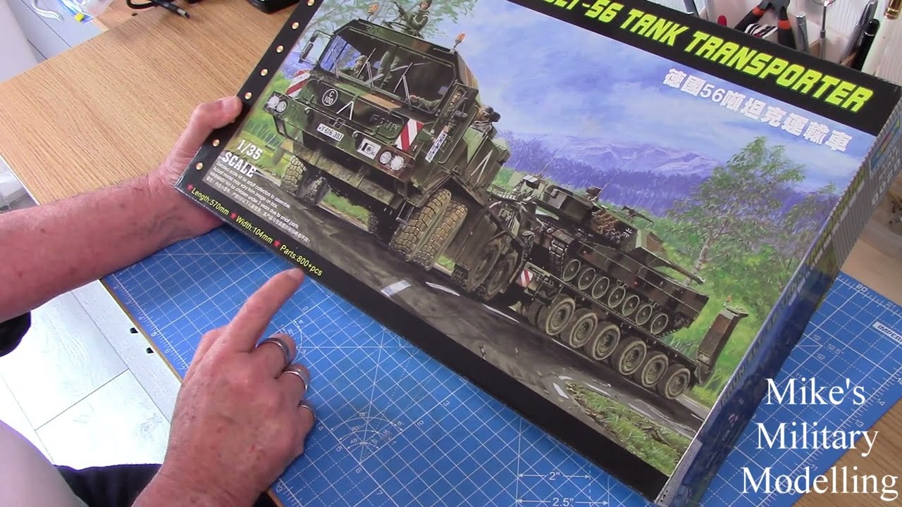 Faun SLT 56 Tank Transporter. (Part 1 Unboxing) - YouTube