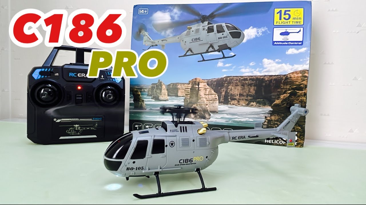 ラジコンヘリ C186 Bo105 RC Helicopter 100g未満 操作説明から