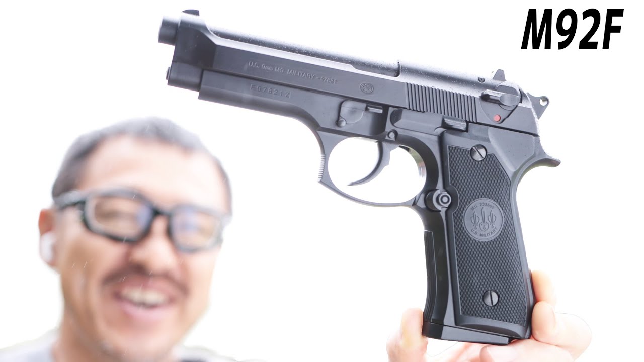 ベレッタ M92F ミリタリー エアコキ 18禁 3000円で40mフラットに飛ぶ