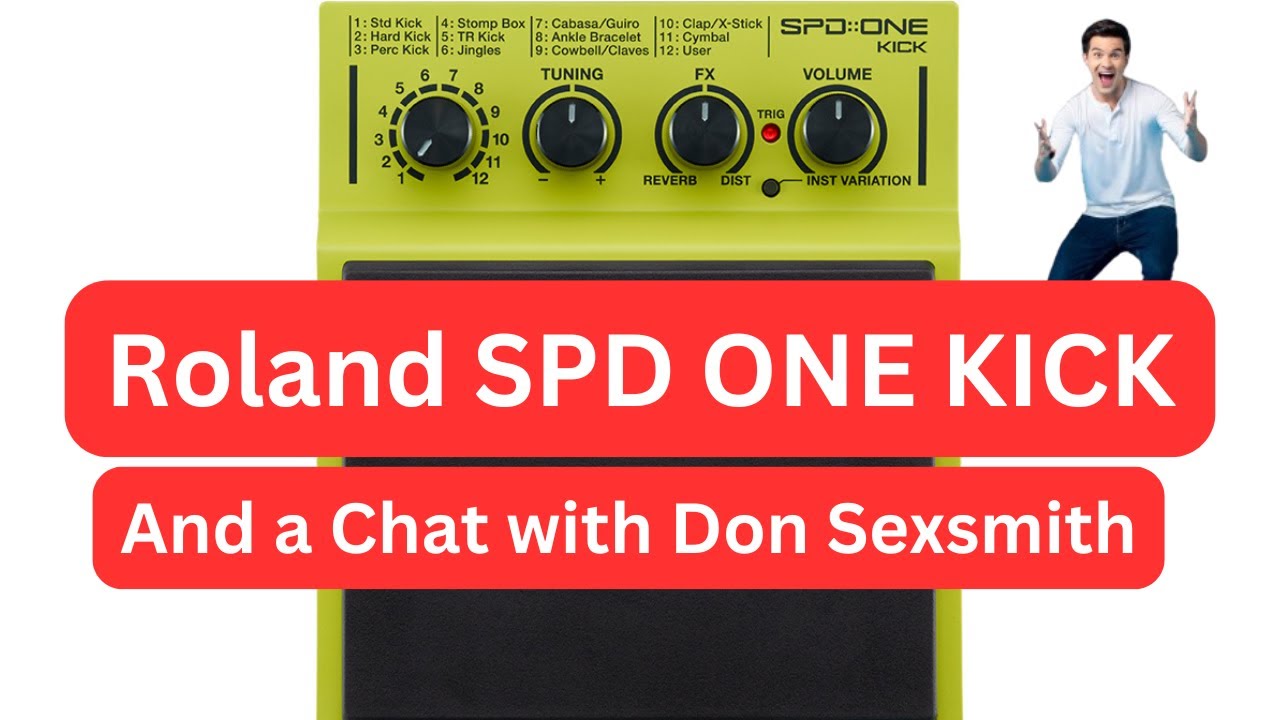 Roland SPD ONE KICK – 22 Sound Percussion Pad review 2025 - YouTube