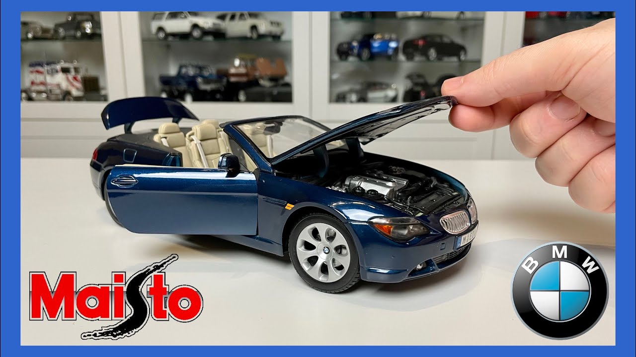 1:18 BMW 645 Ci Convertible (E63) - Maisto - YouTube