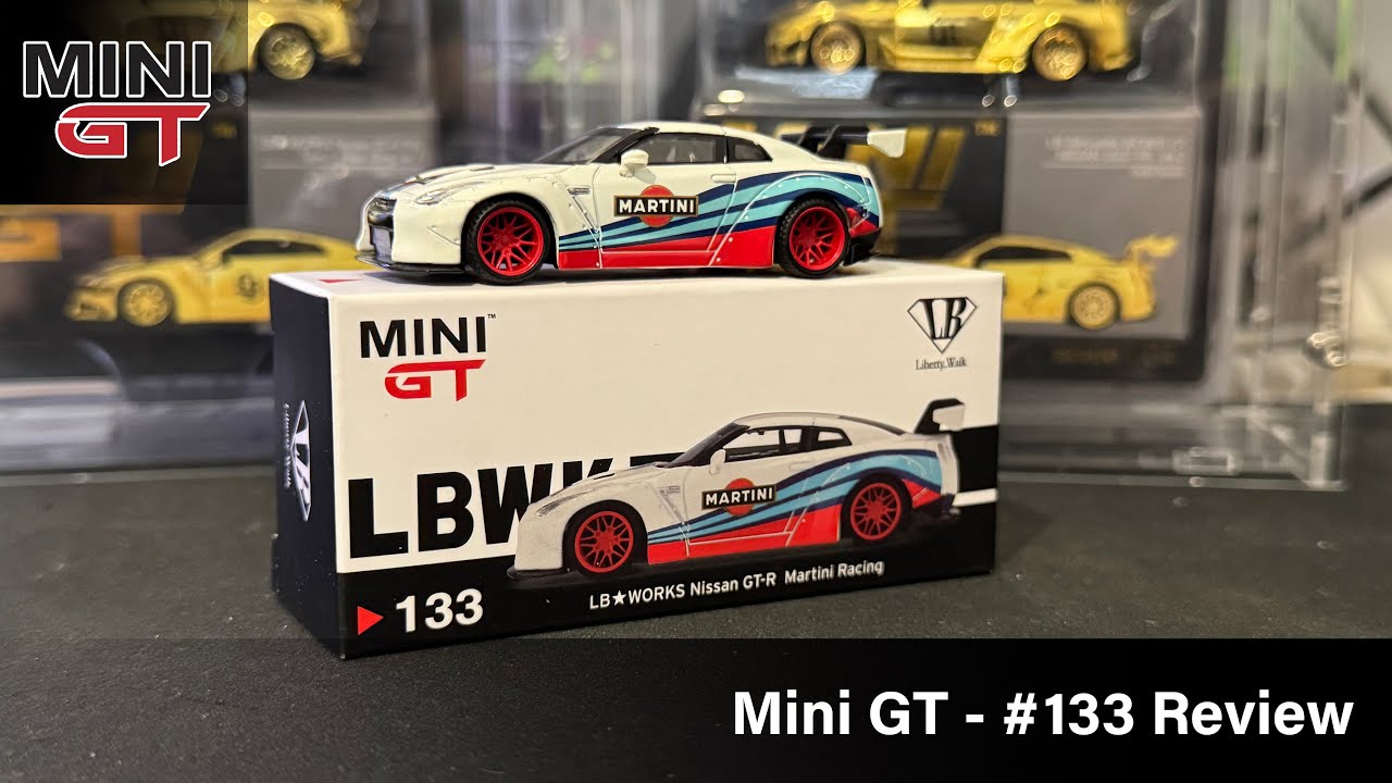 Mini GT - LB WORKS Nissan GT-R Martini Racing #133 MGT00133 - YouTube