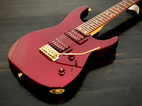 Grover Jackson Dinky Demo: 1995 Made in Japan (maroon with gold