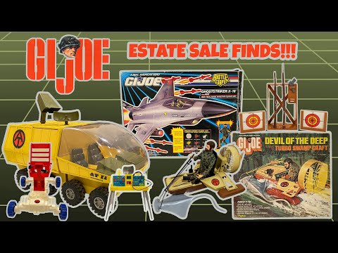Vintage GI Joe Estate Sale Finds!!! 1970s GI Joe Adventure Team