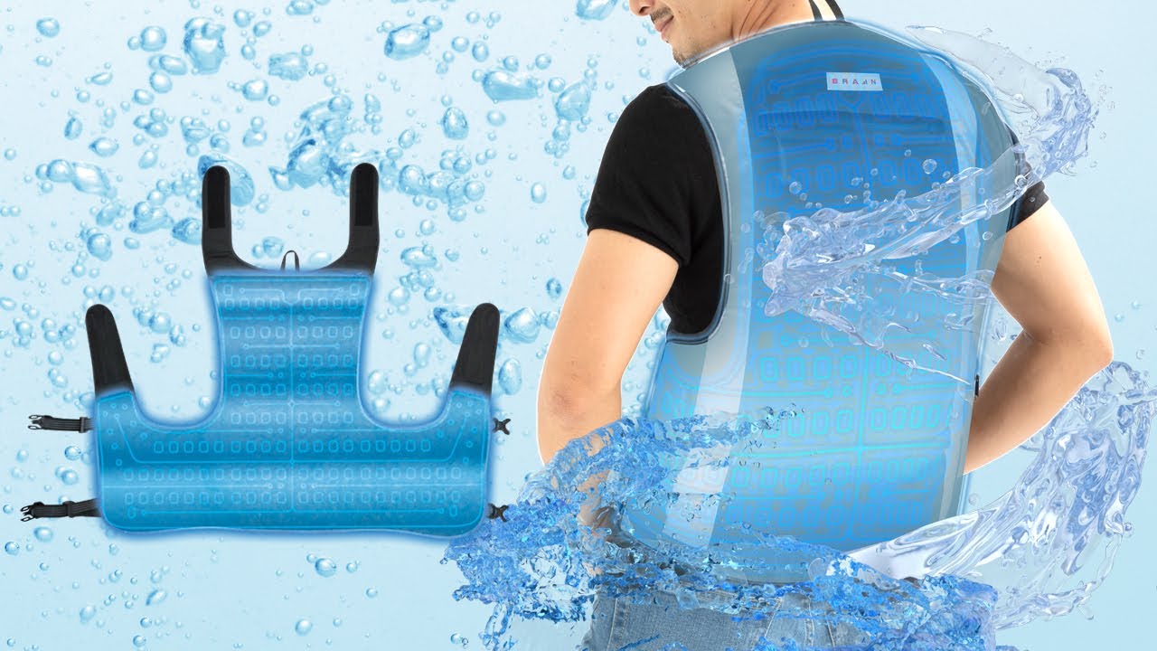 BR-867 全面型水冷ベスト(バッテリー付セット) | 株式会社ブレイン熱中