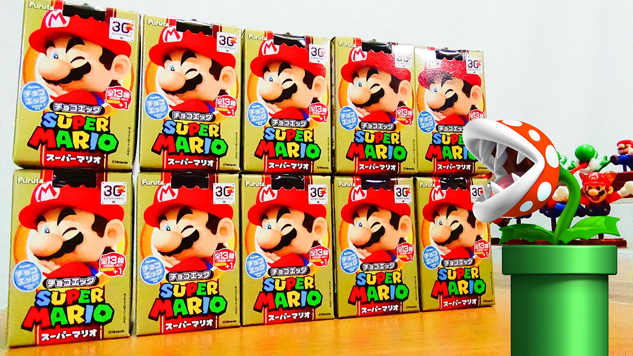 Unboxing] Chocolate Egg Super Mario 30th Complete Set, 3 left Part