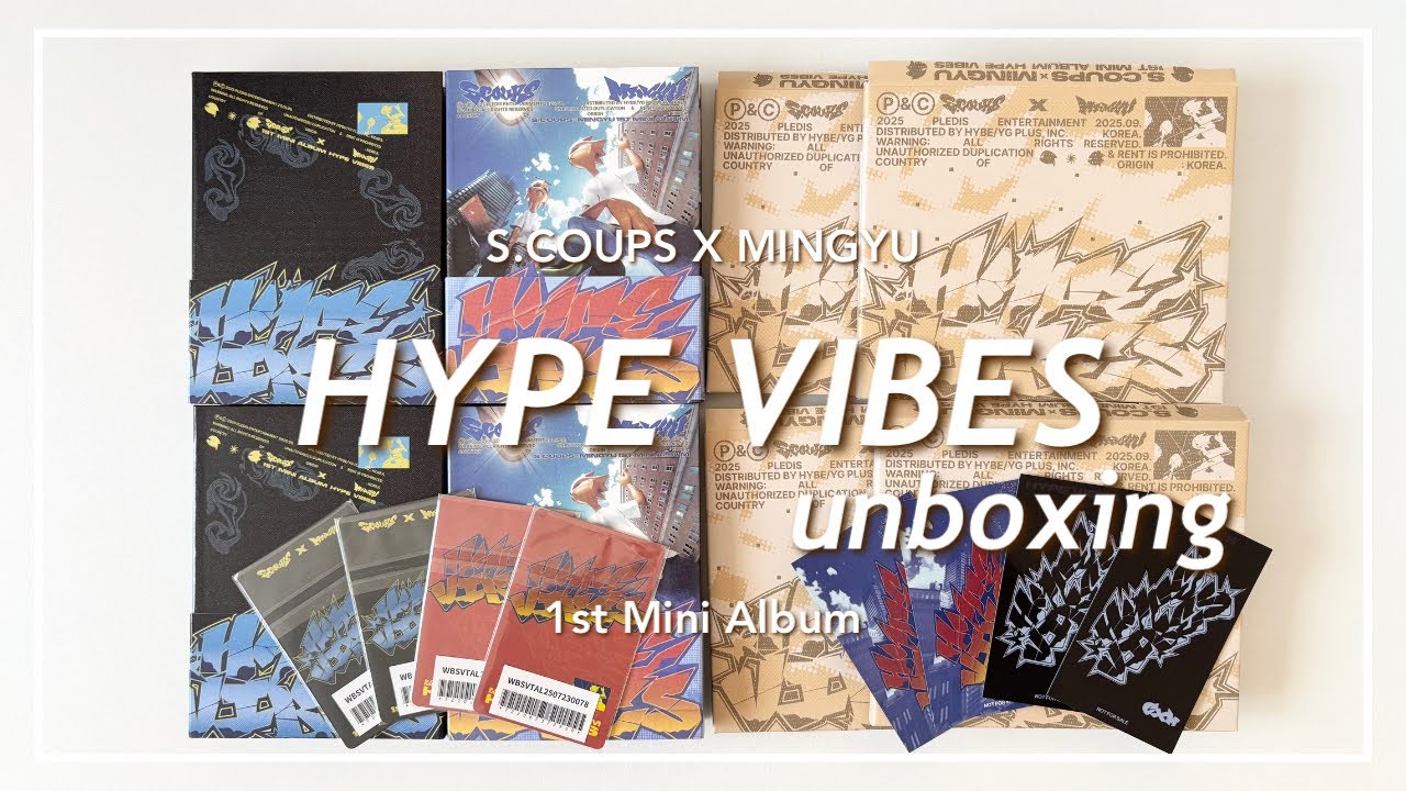 S.COUPSxMINGYU ￤ HYPE VIBES unboxing ❤️‍🔥 ￤ エスクプス