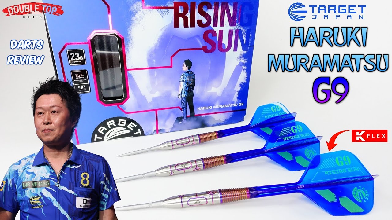 Target Of Japan RISING SUN G9 Haruki Muramatsu Darts Review - YouTube