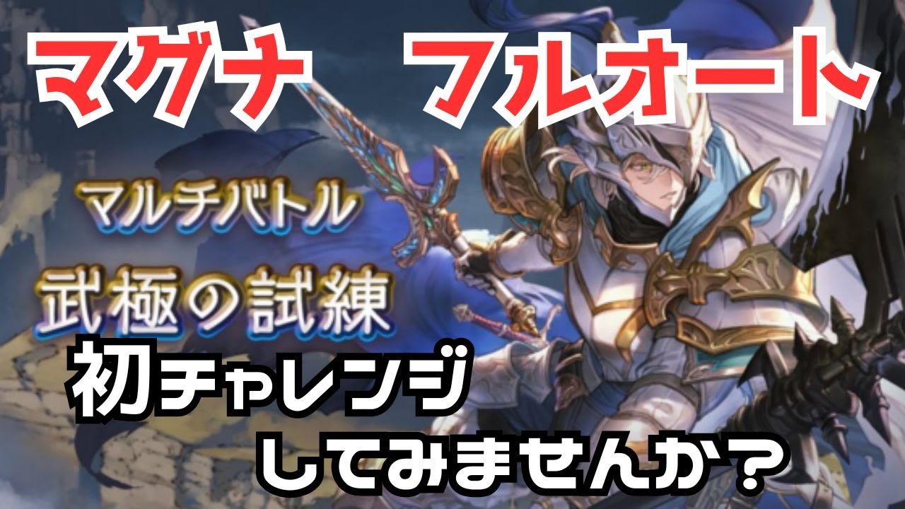 グラブル】超格安！自発用マグナフルオート 新マルチ武極の試練/ヴェネ