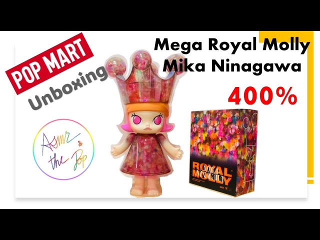 Unboxing Mega Royal Molly 400% Mika Ninagawa from Pop Mart - YouTube