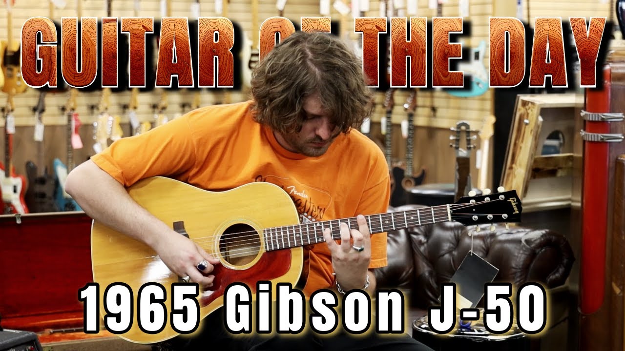 1965 Gibson J-50 Natural | Guitar of the Day - YouTube