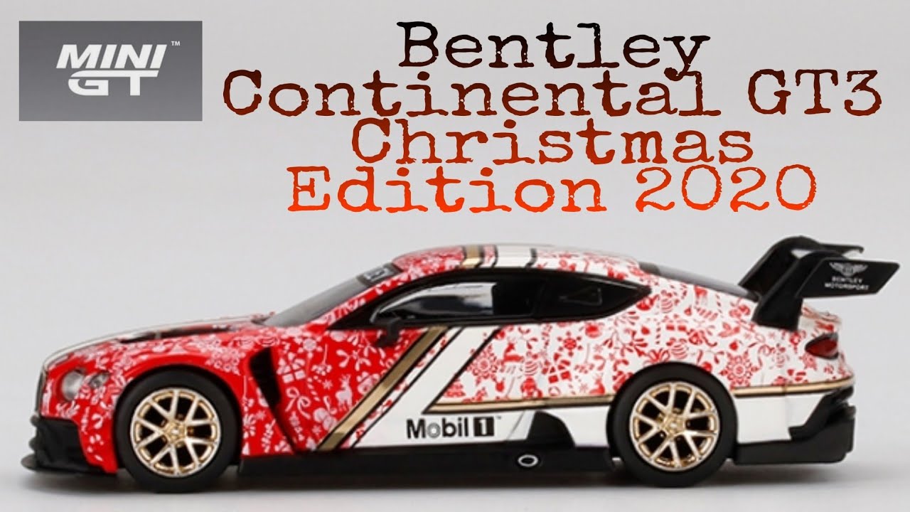 MINI GT Bentley Continental GT3 Christmas Edition 2020 / No. 188