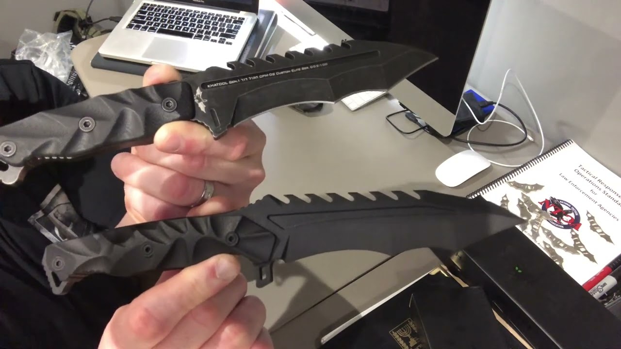 The Khatool Gen 2 - Nir Maman and Lotar Combat Knives - YouTube