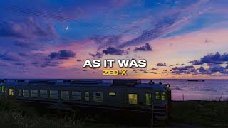 Zed-x As It Was (Acoustic Version) | (Lyric Video) - YouTube
