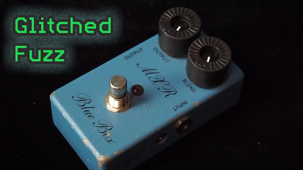 Uncontrollable Defiance - MXR Blue Box Script Guitar Pedal - YouTube
